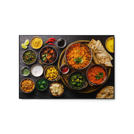 Metal prints Indian food DrinkandArt