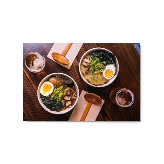 Metal prints Ramen DrinkandArt