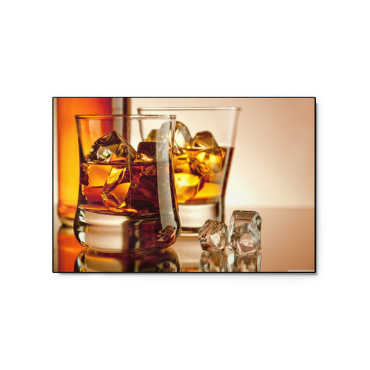 Metal prints Whiskey DrinkandArt