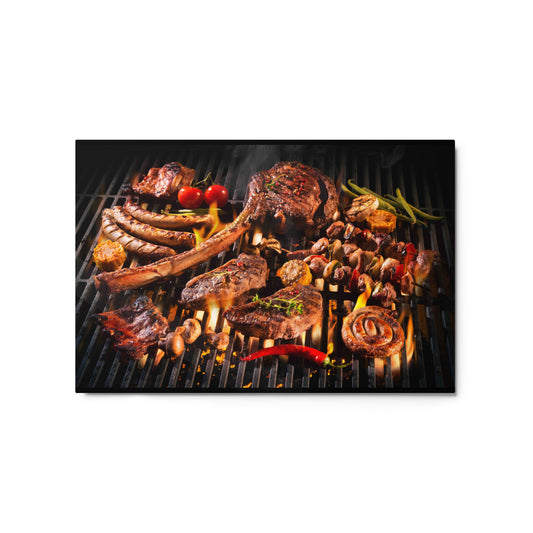 Metal prints barbecue DrinkandArt