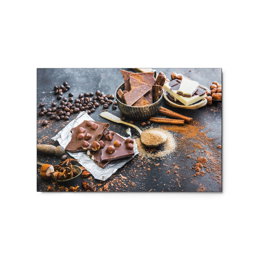 Metal prints chocolate DrinkandArt