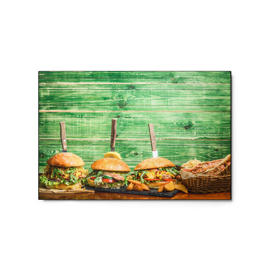 Metal prints hamburger's DrinkandArt