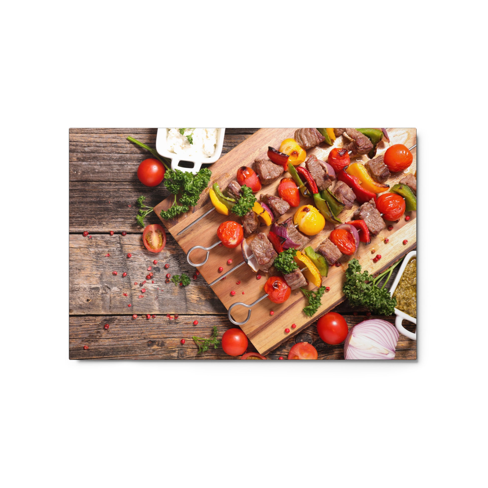 Metal prints meat bbq DrinkandArt