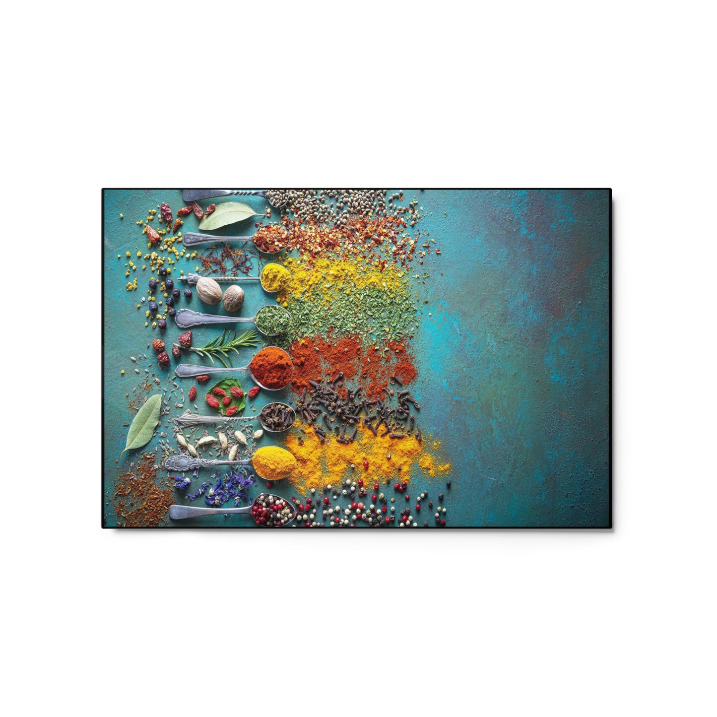 Metal prints spices colorful art DrinkandArt