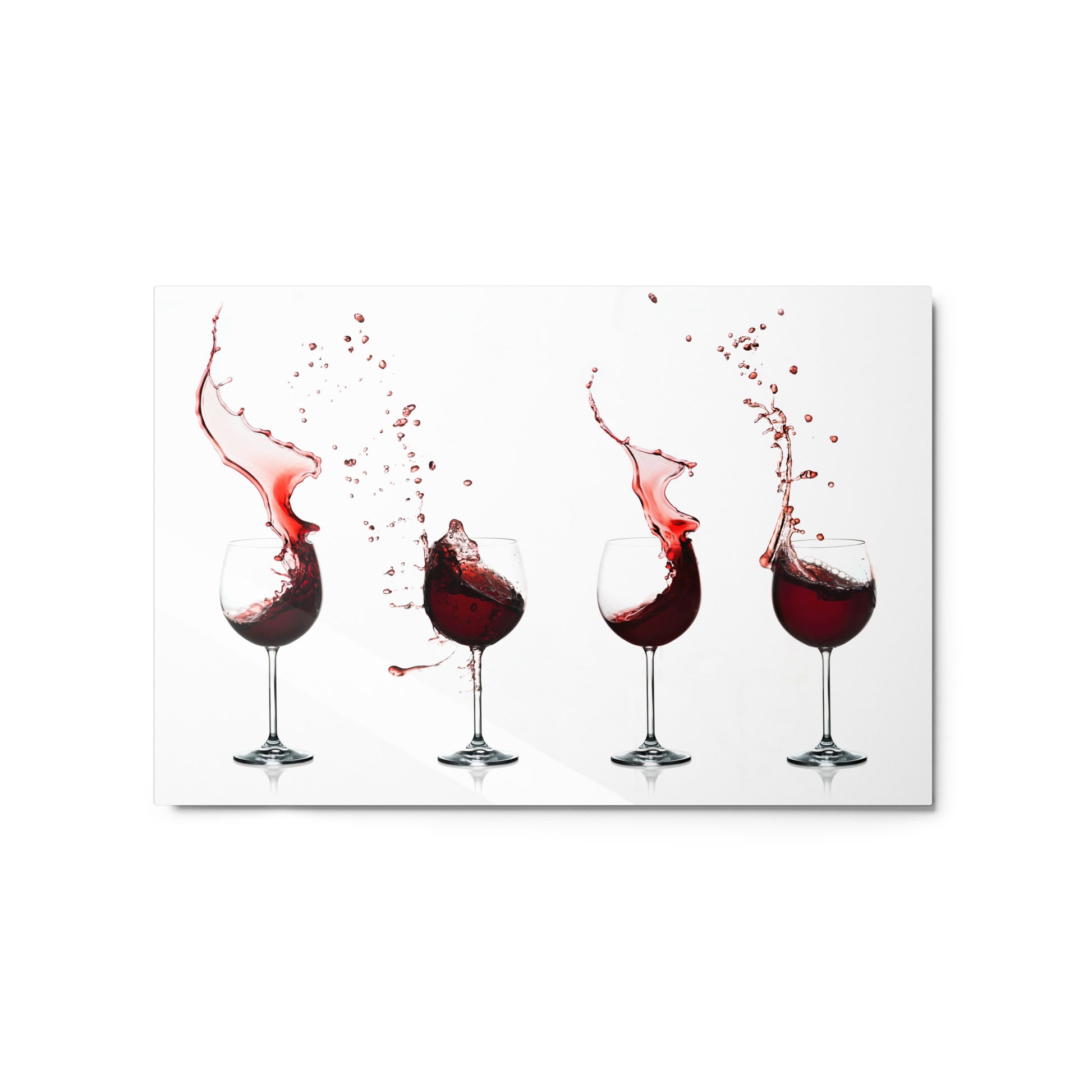 Metal prints wine splash DrinkandArt