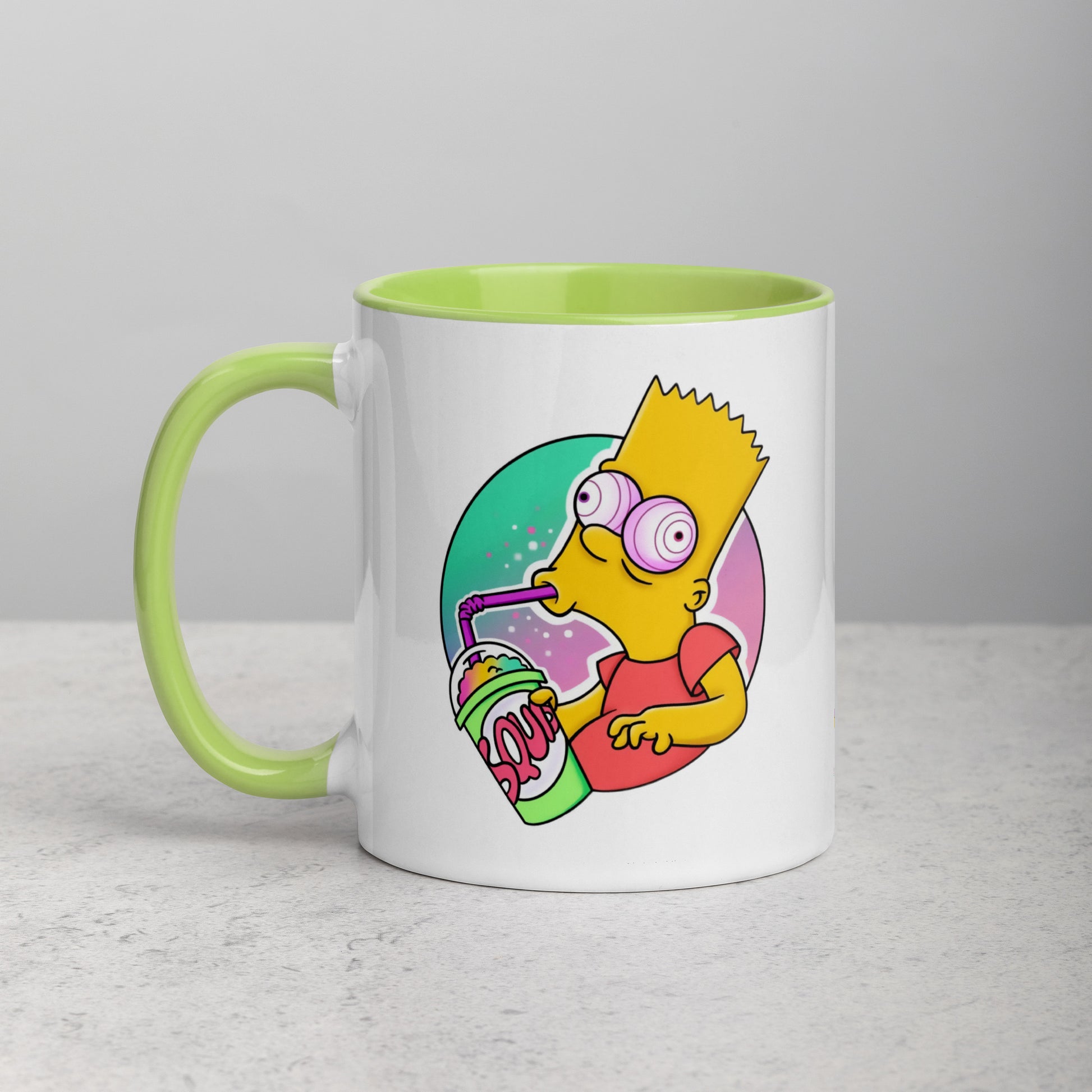 Mug with Color Inside bart simpson DrinkandArt