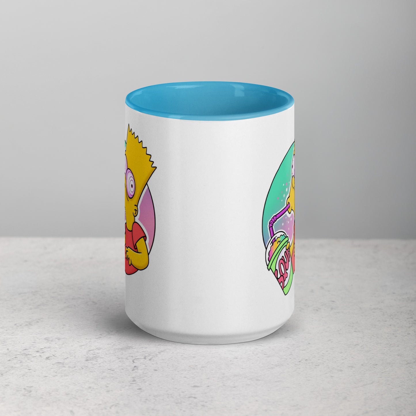 Mug with Color Inside bart simpson DrinkandArt