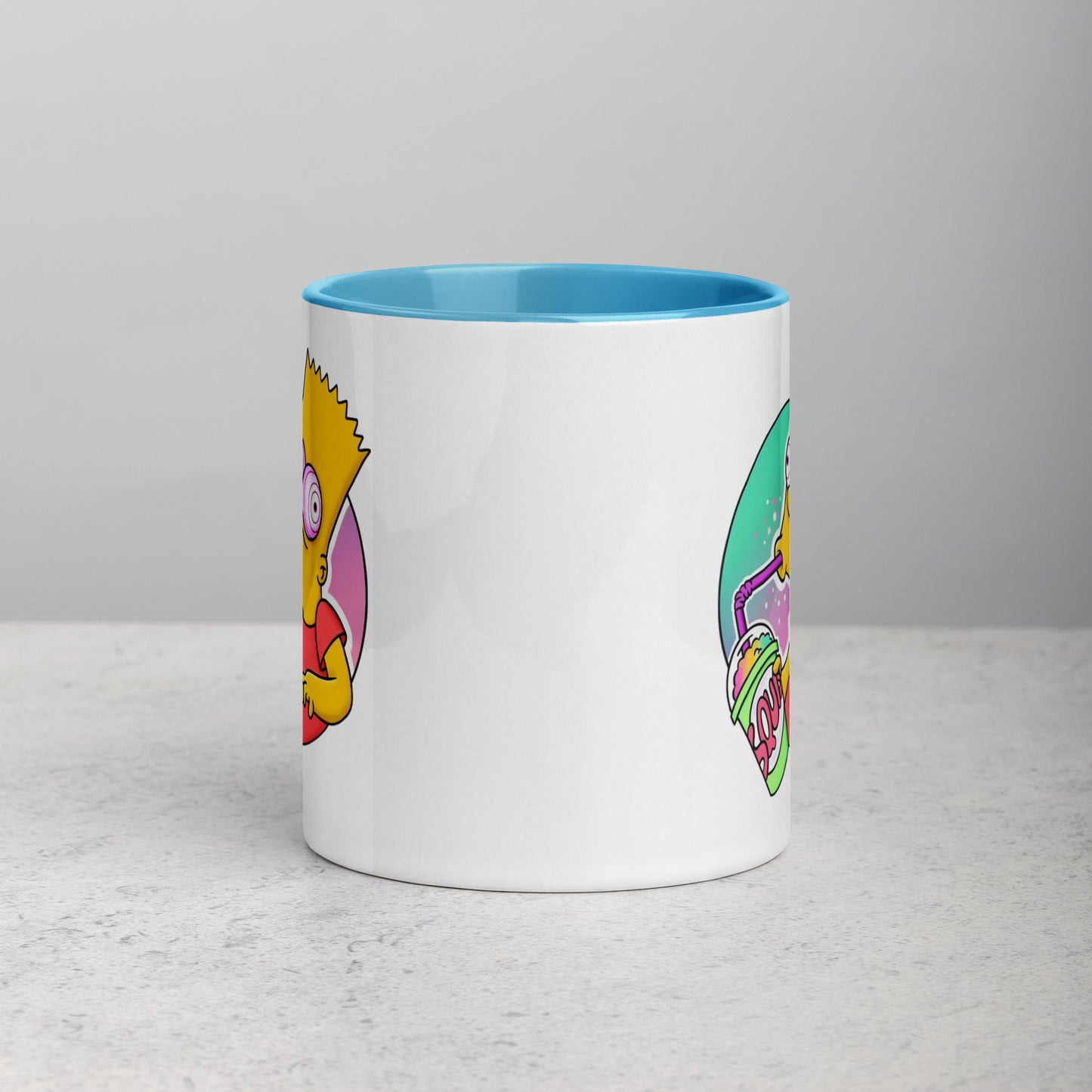 Mug with Color Inside bart simpson DrinkandArt