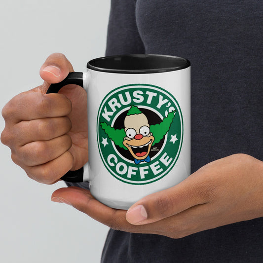 Mug with Color Inside krusty's coffee DrinkandArt