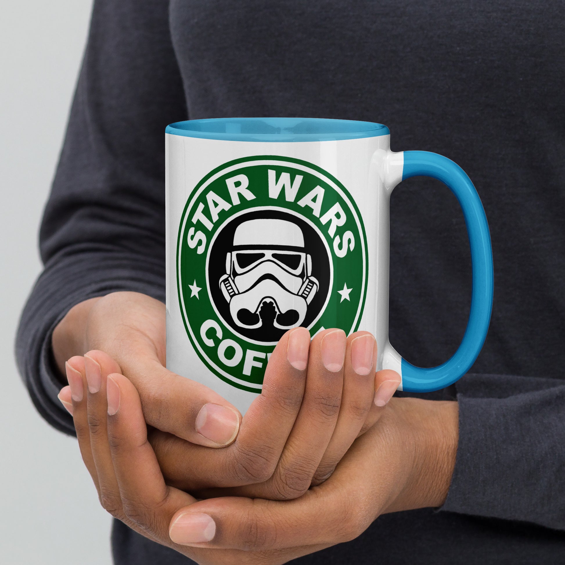 Mug with Color Inside star wars coffee DrinkandArt