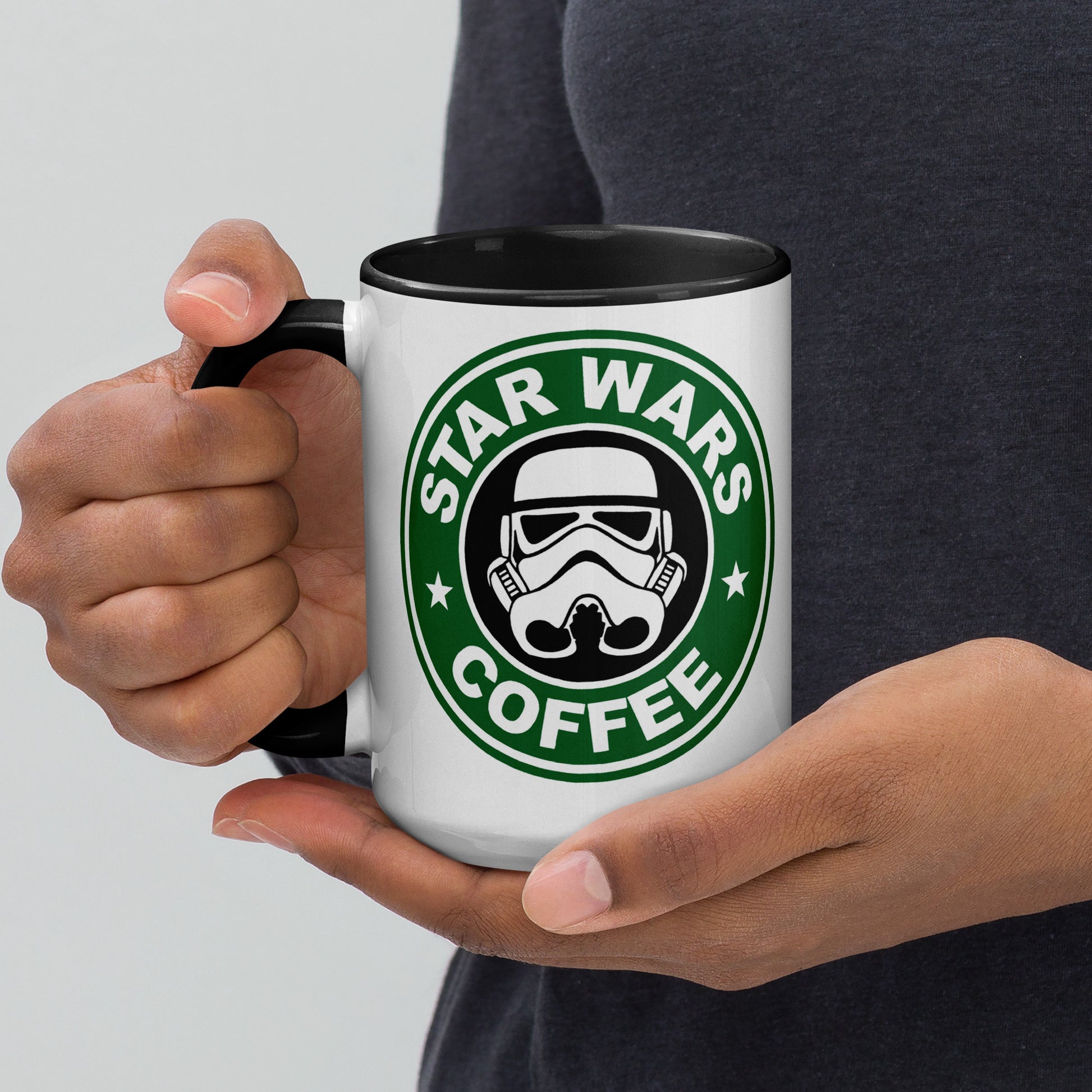 Mug with Color Inside star wars coffee DrinkandArt