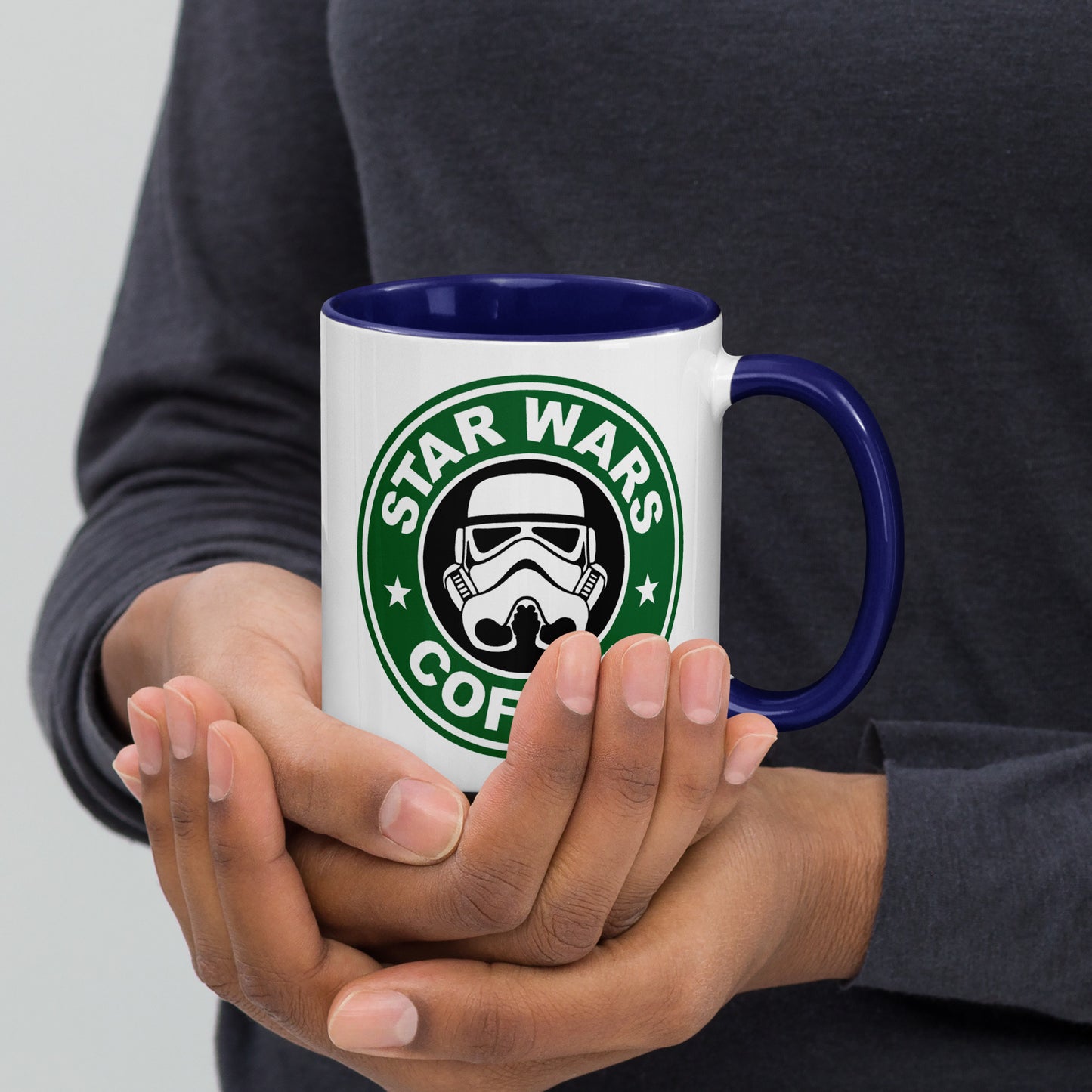 Mug with Color Inside star wars coffee DrinkandArt