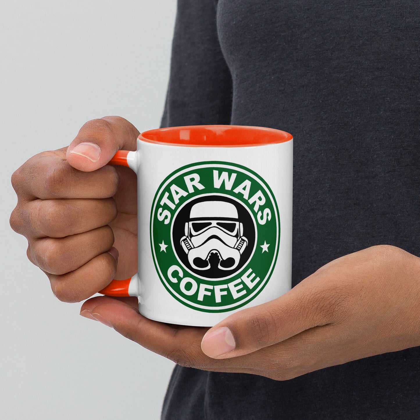 Mug with Color Inside star wars coffee DrinkandArt