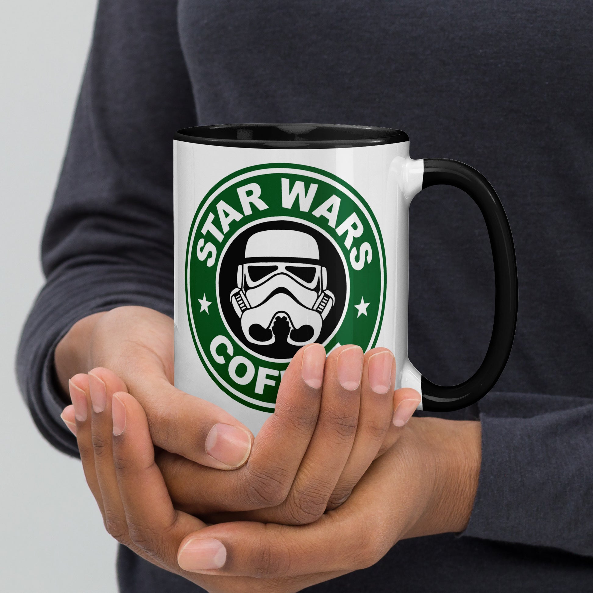 Mug with Color Inside star wars coffee DrinkandArt