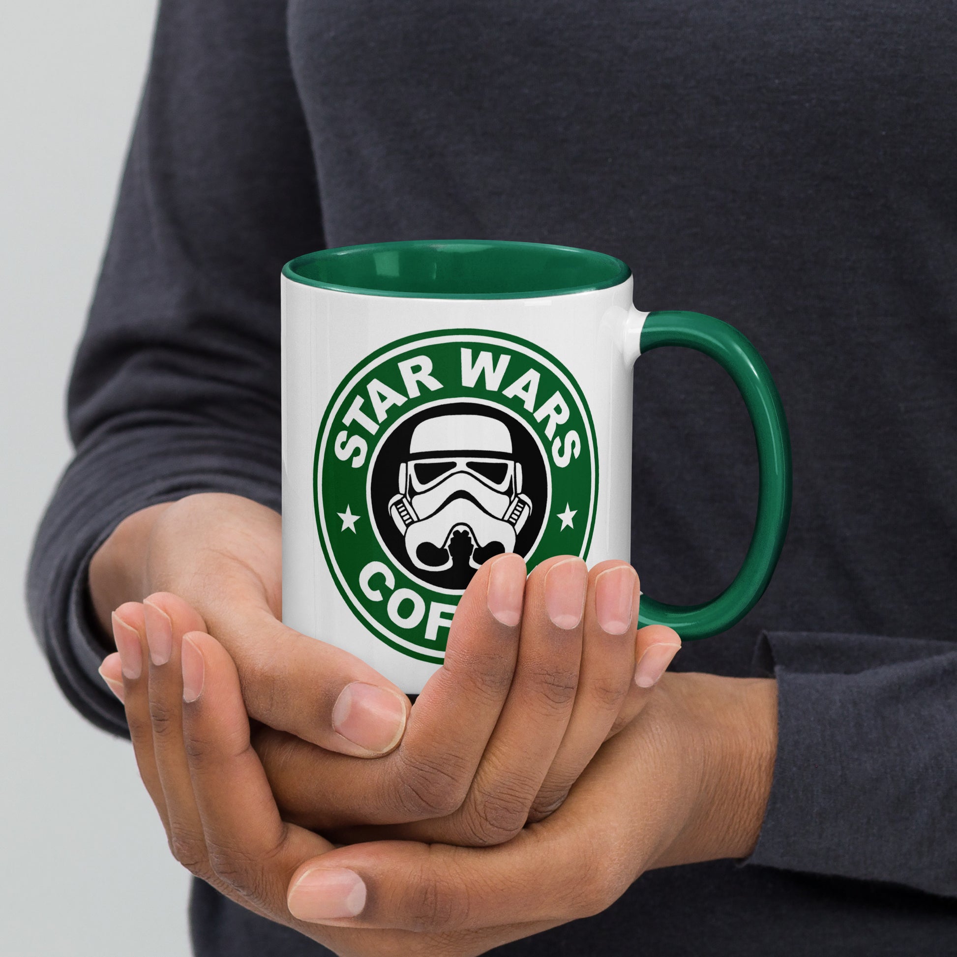 Mug with Color Inside star wars coffee DrinkandArt