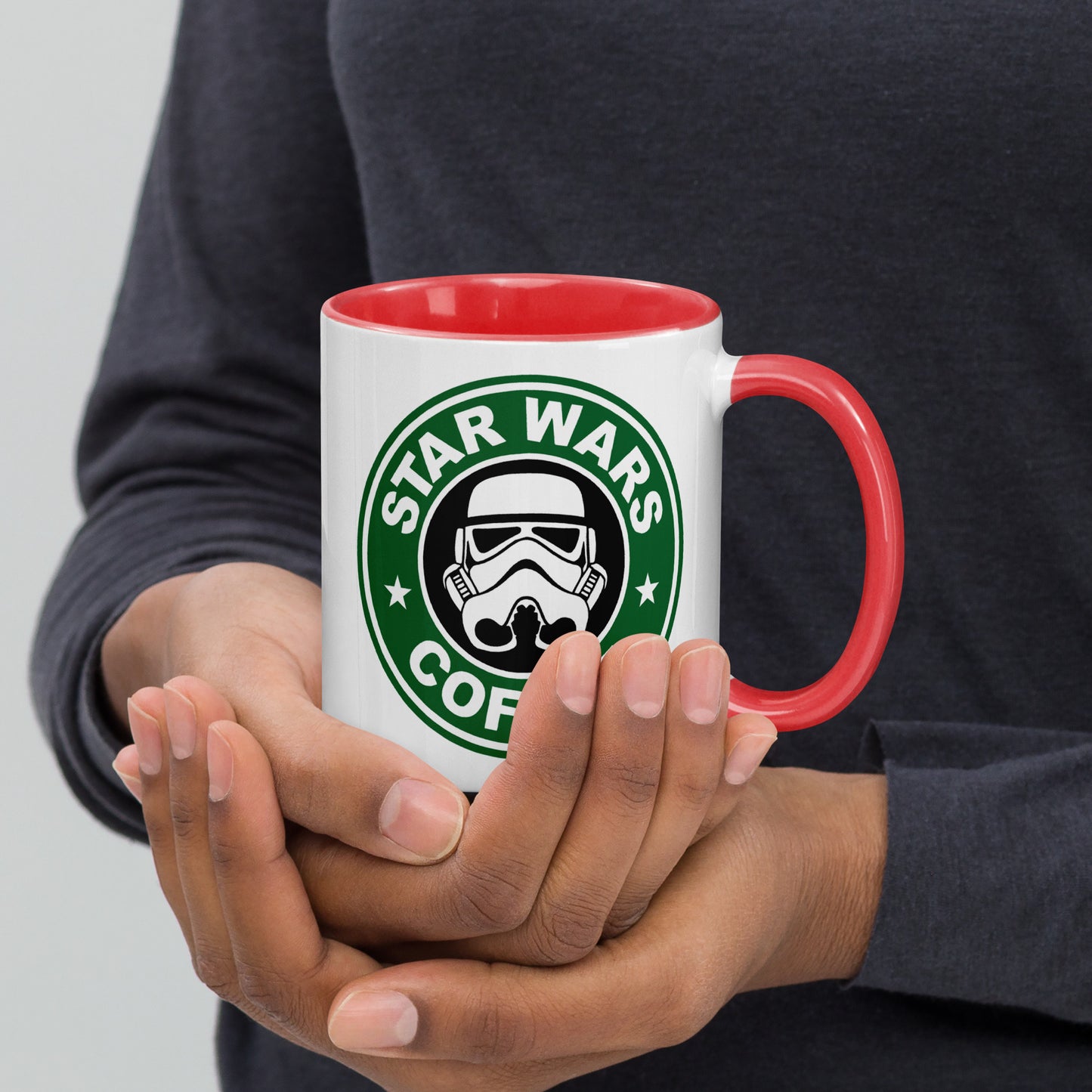 Mug with Color Inside star wars coffee DrinkandArt