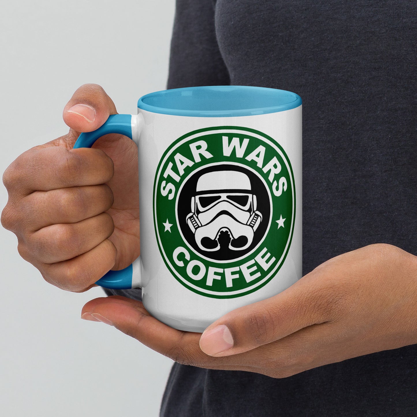 Mug with Color Inside star wars coffee DrinkandArt