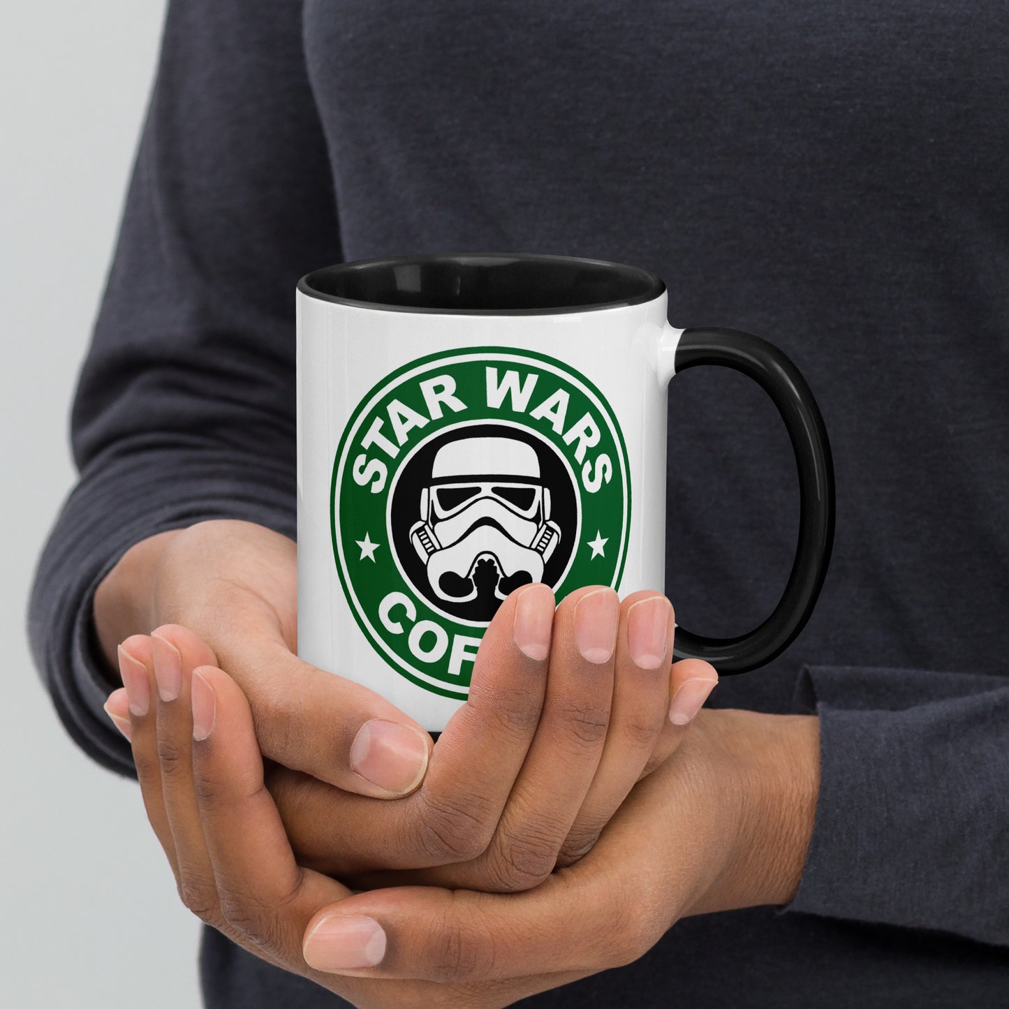 Mug with Color Inside star wars coffee DrinkandArt