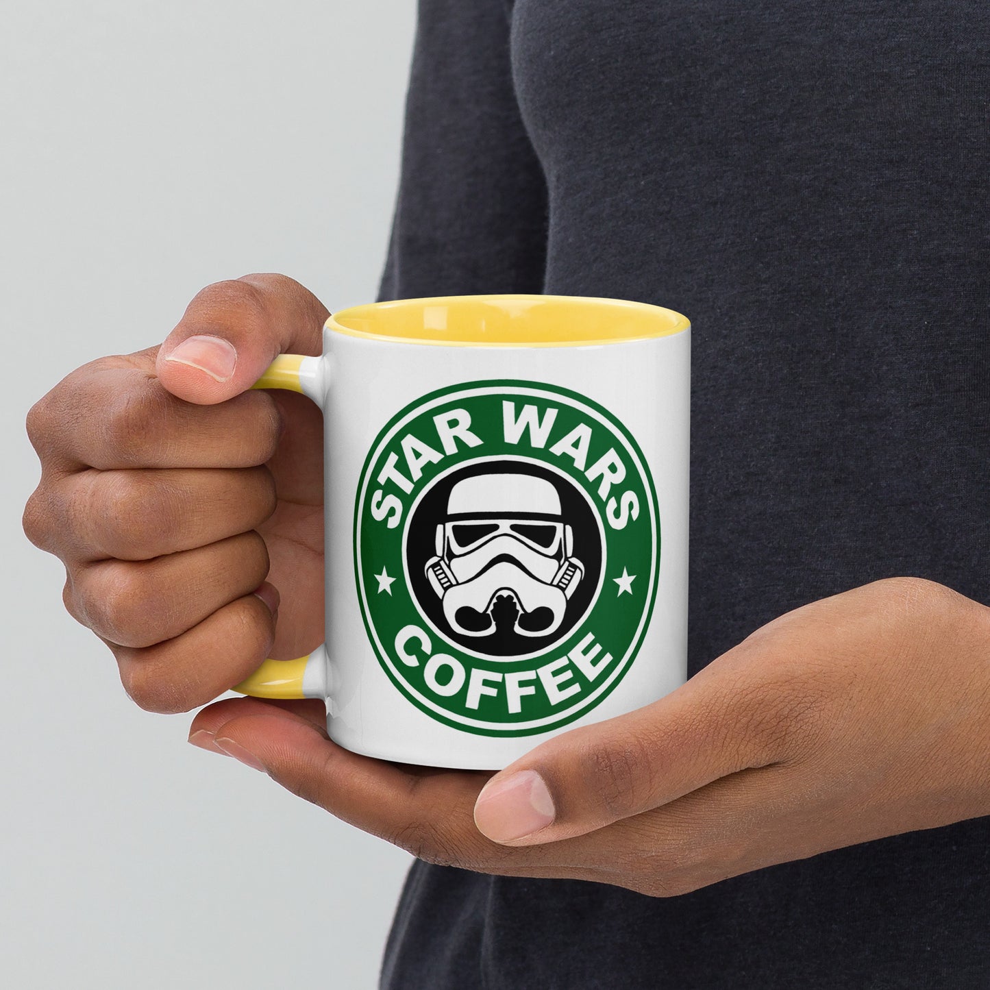 Mug with Color Inside star wars coffee DrinkandArt