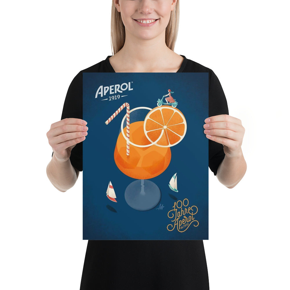 Poster vintage aperol 1919 DrinkandArt