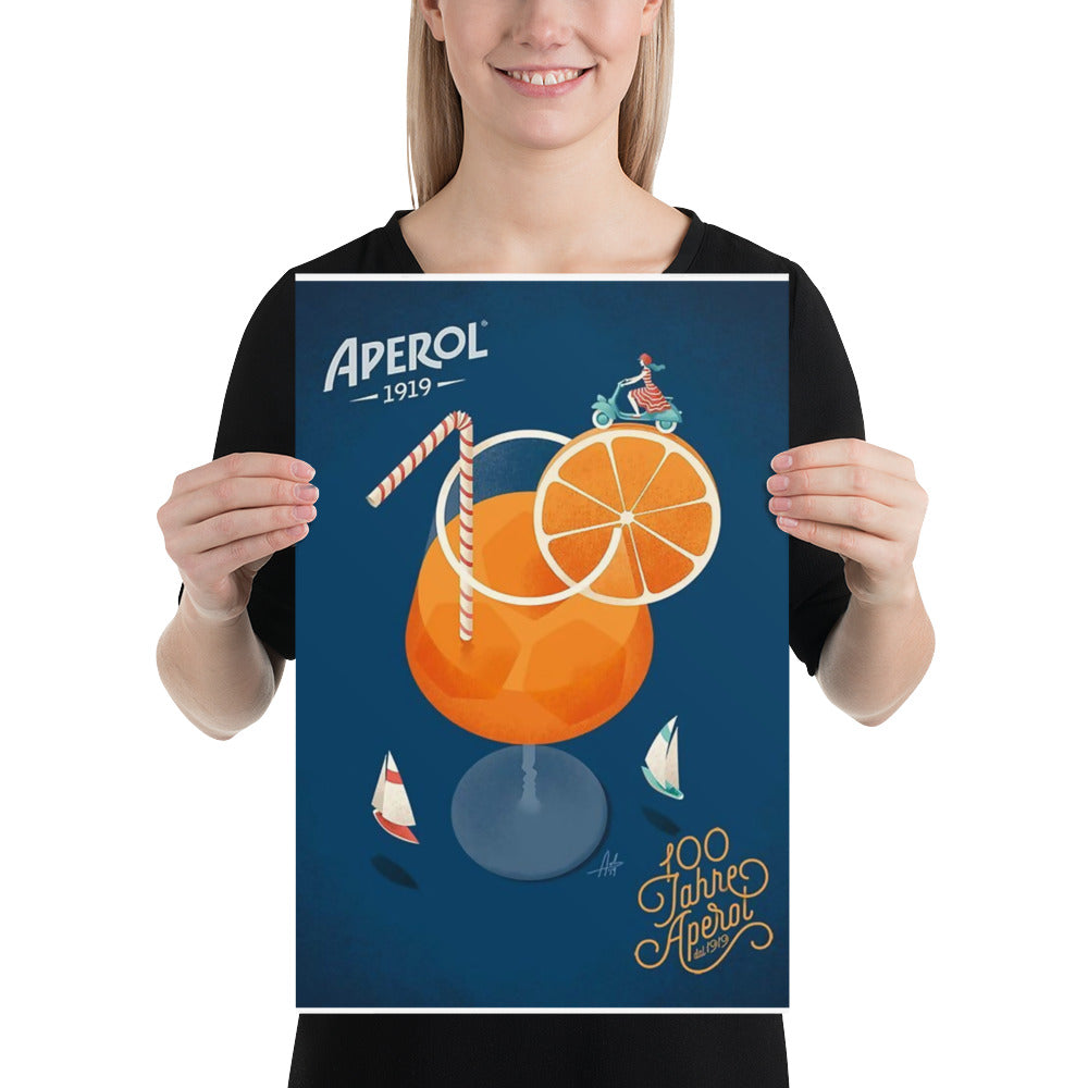 Poster vintage aperol 1919 DrinkandArt