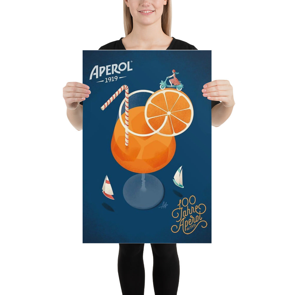 Poster vintage aperol 1919 DrinkandArt