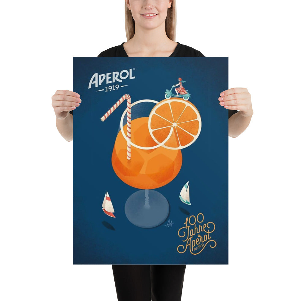 Poster vintage aperol 1919 DrinkandArt