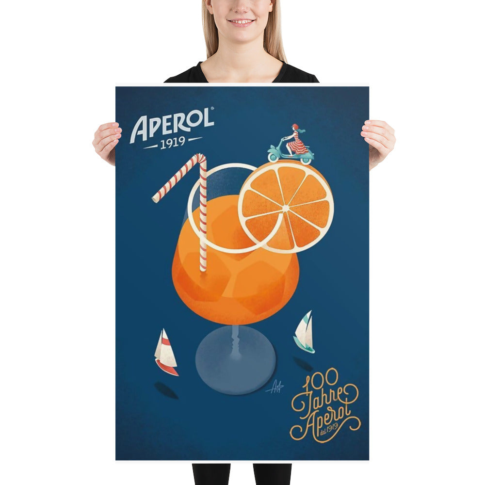 Poster vintage aperol 1919 DrinkandArt