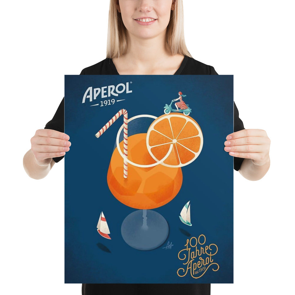 Poster vintage aperol 1919 DrinkandArt