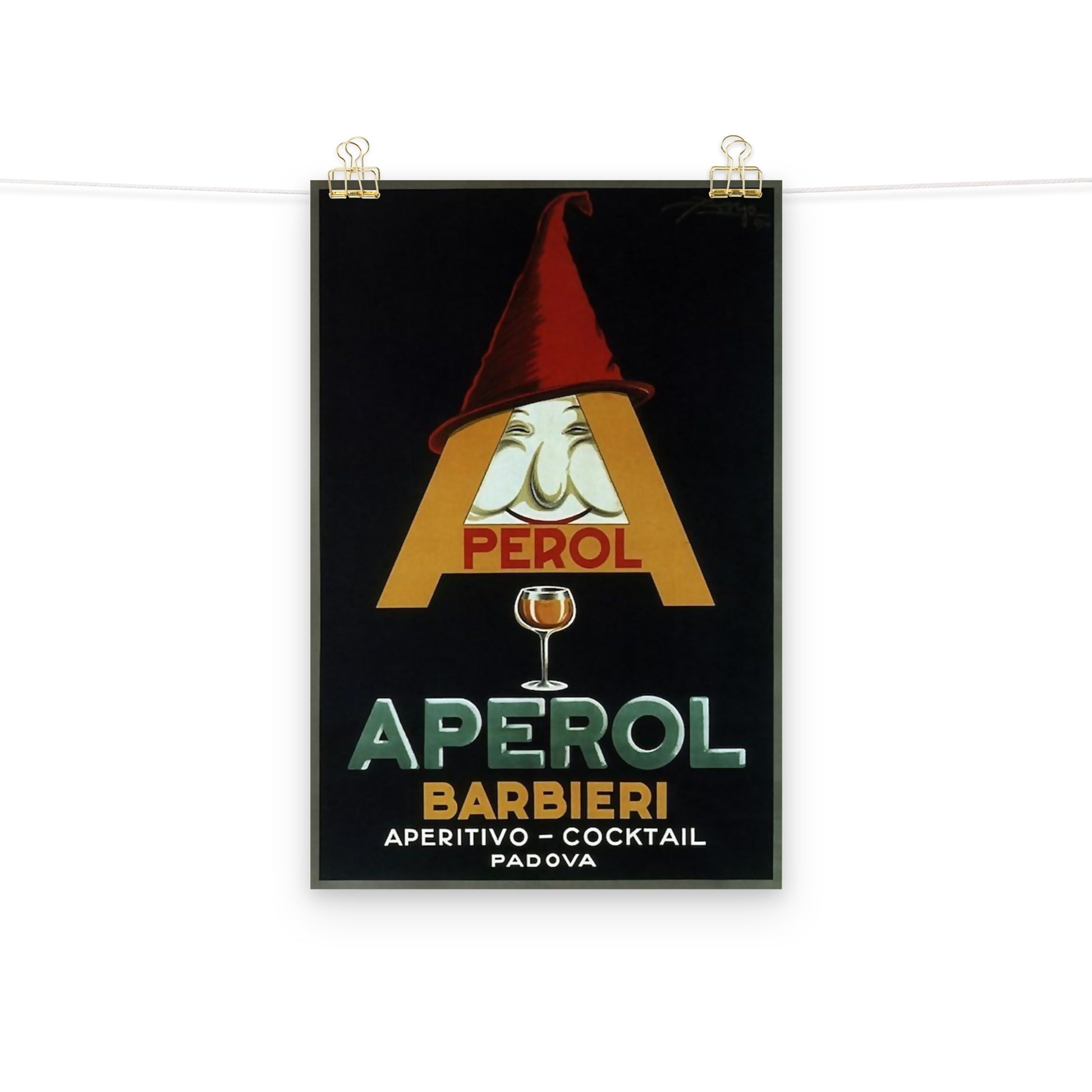 Poster vintage aperol "A" DrinkandArt