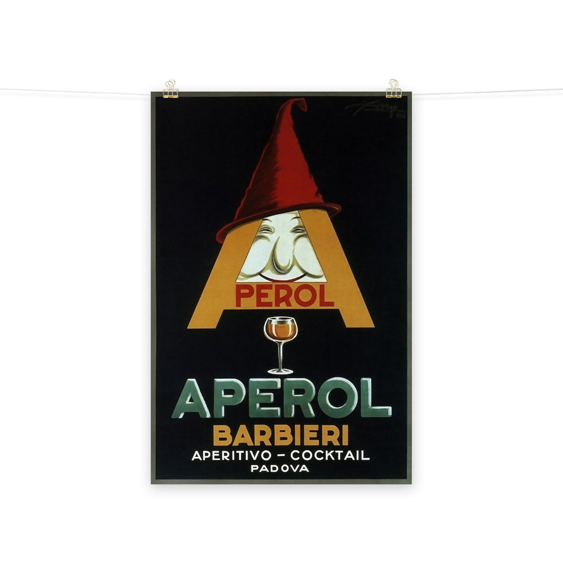 Poster vintage aperol "A" DrinkandArt