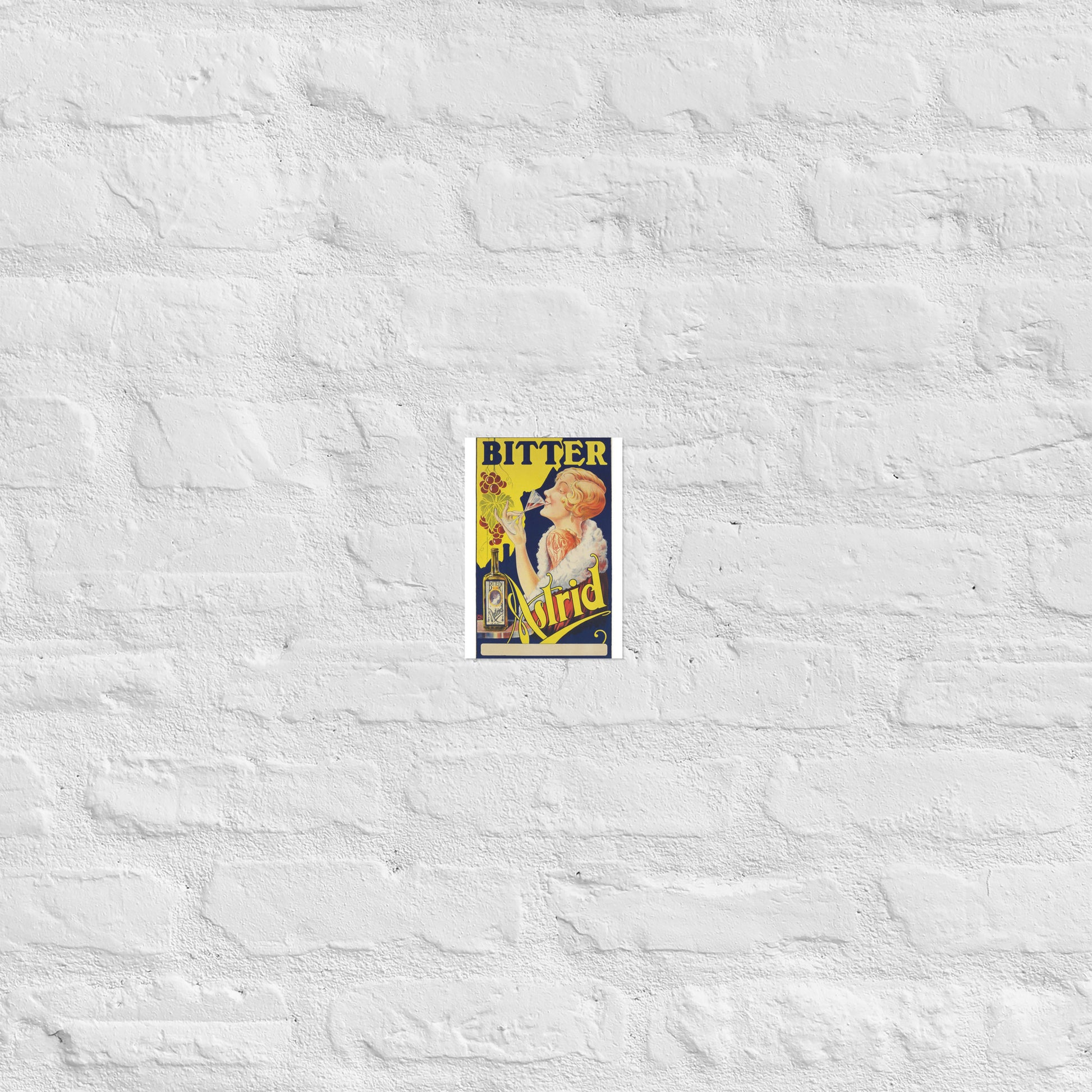 Poster vintage bitter astrid DrinkandArt