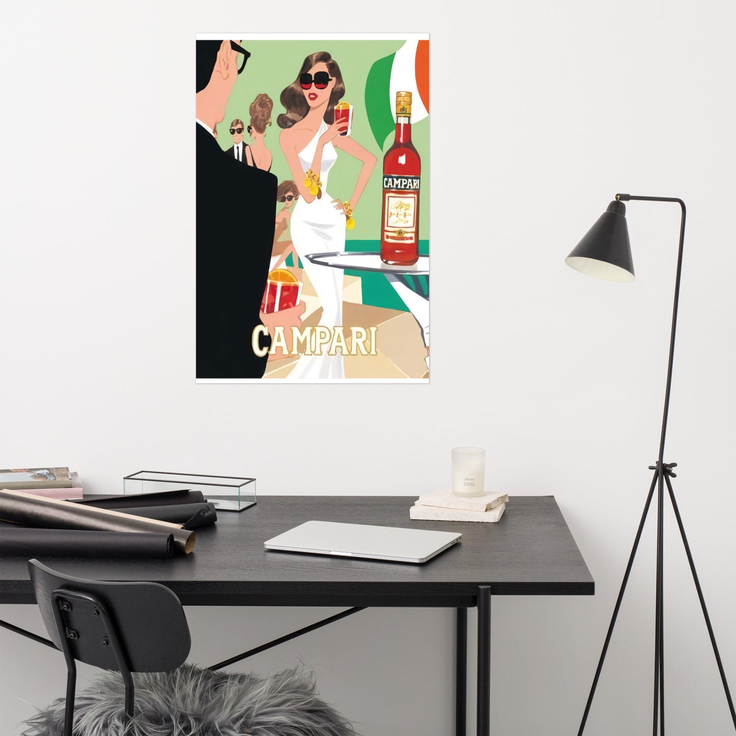 Poster vintage campari party DrinkandArt