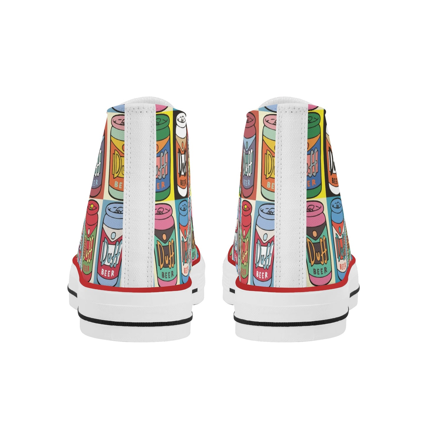 Shoes Classic High Top Canvas duff beer pop art DrinkandArt