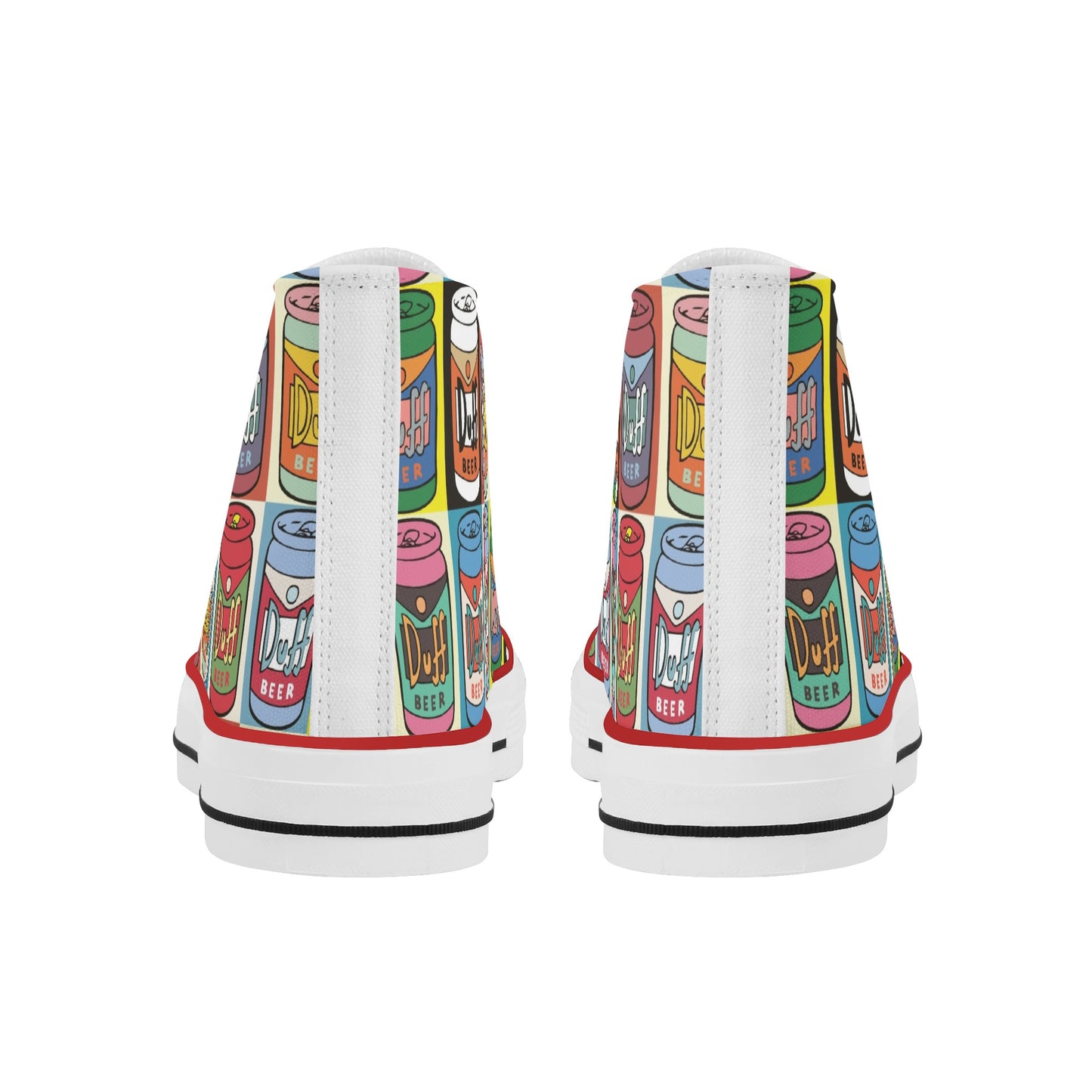 Shoes Classic High Top Canvas duff beer pop art DrinkandArt