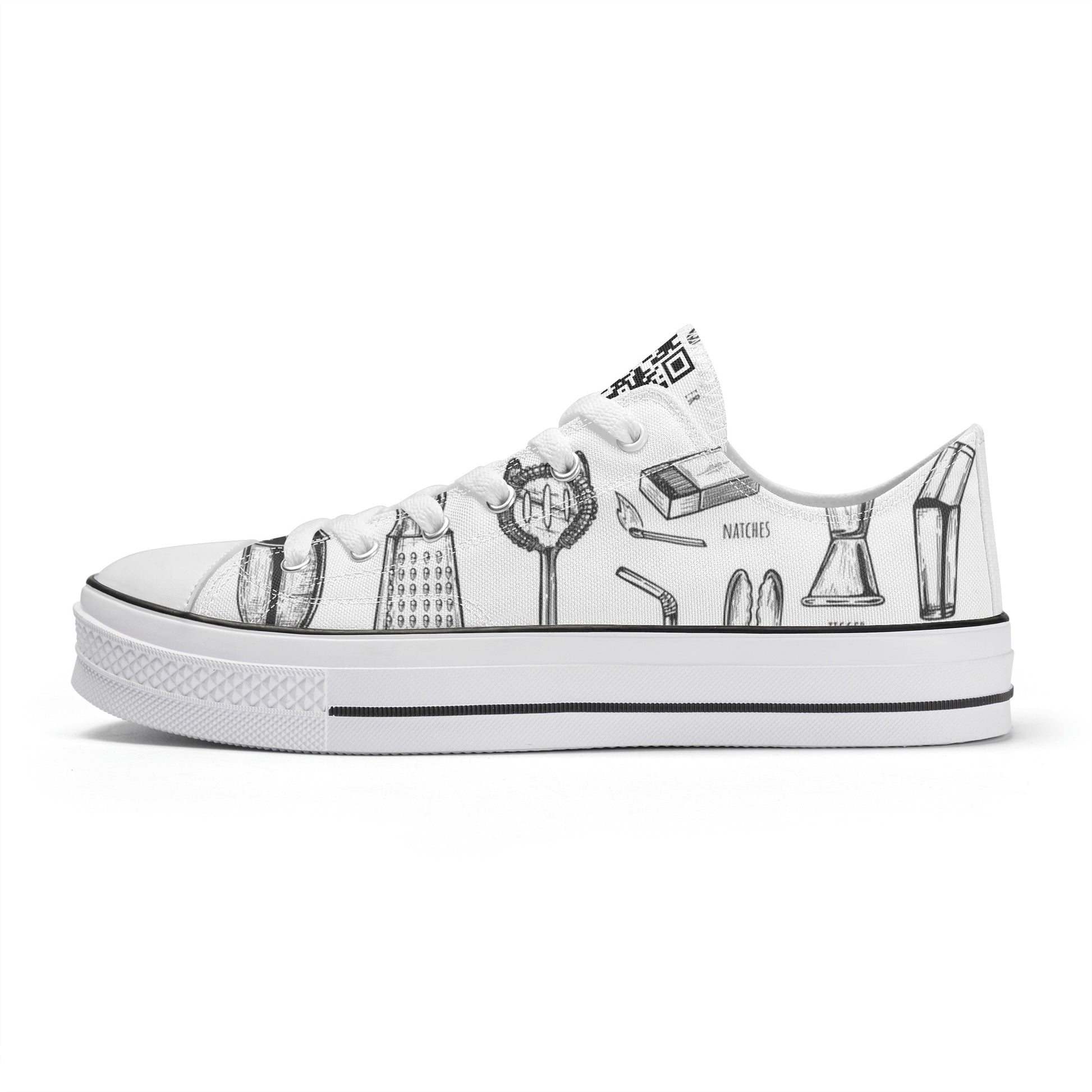 Shoes Classic Low Top Canvas barware DrinkandArt