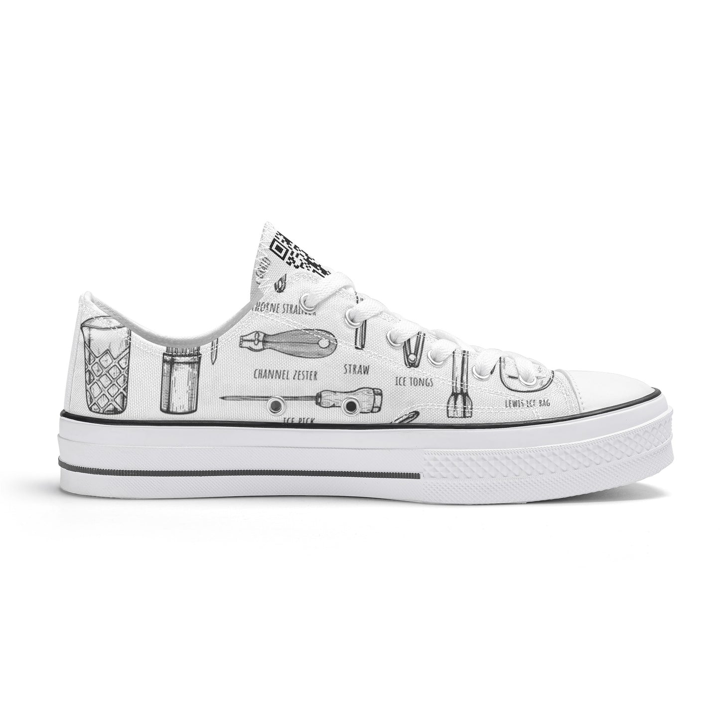 Shoes Classic Low Top Canvas barware DrinkandArt