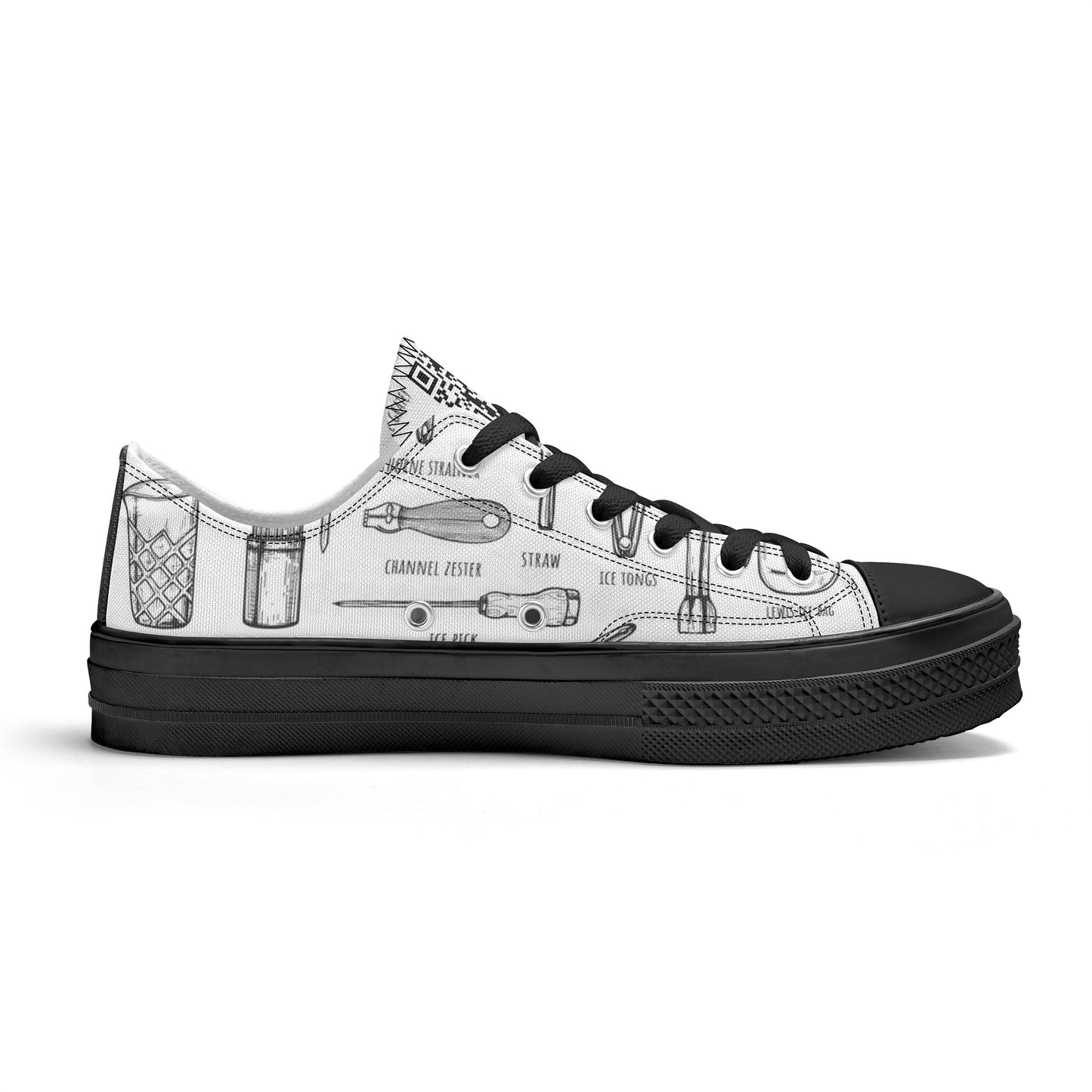 Shoes Classic Low Top Canvas barware DrinkandArt