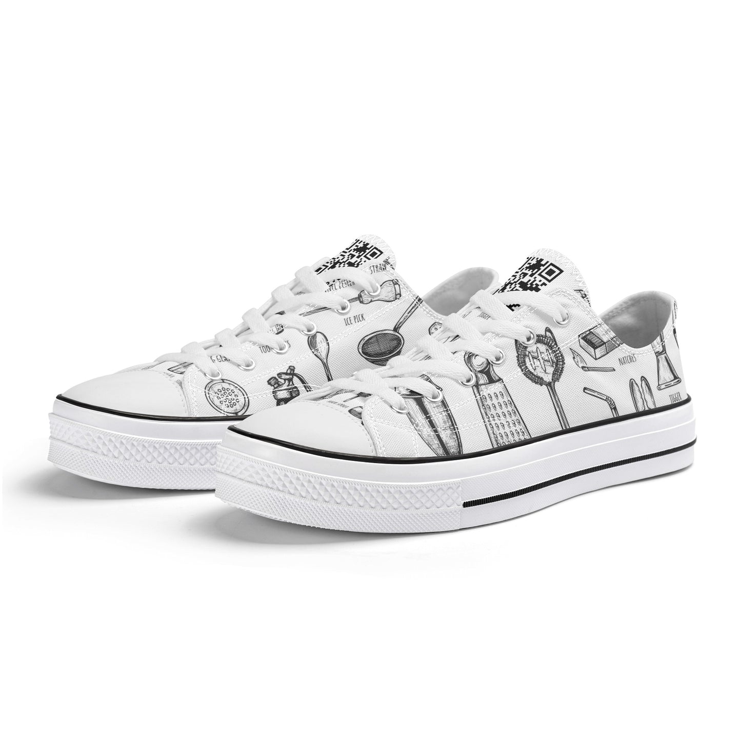 Shoes Classic Low Top Canvas barware DrinkandArt