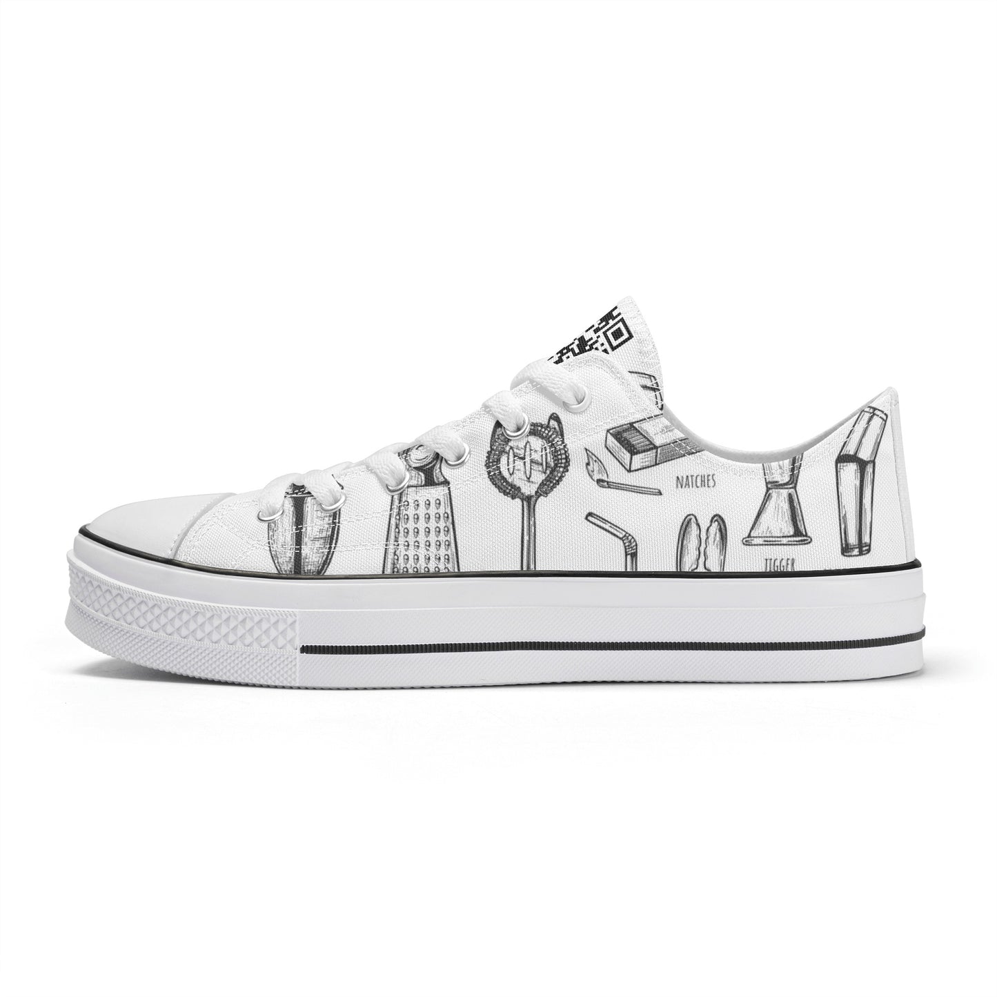 Shoes Classic Low Top Canvas barware DrinkandArt