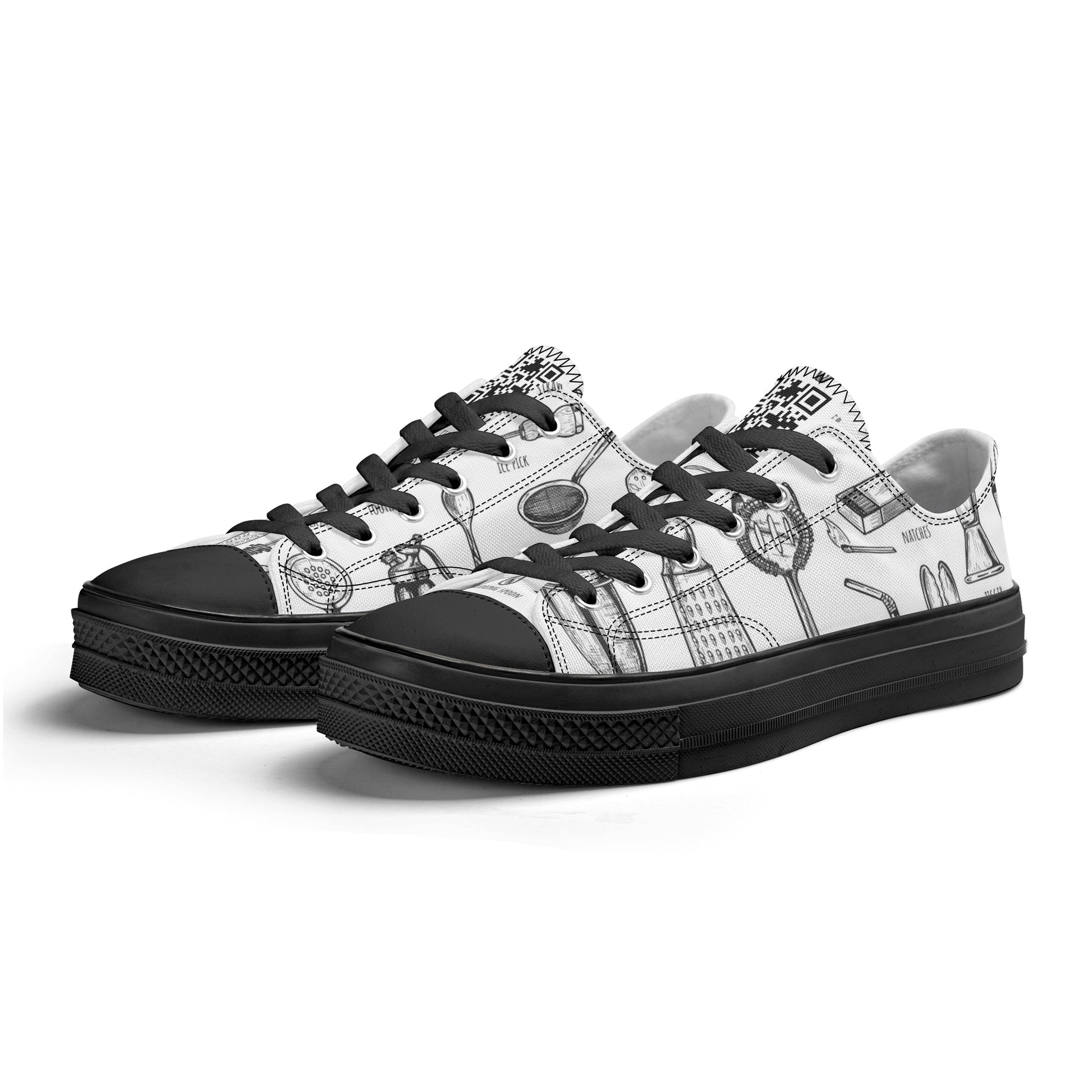 Shoes Classic Low Top Canvas barware DrinkandArt