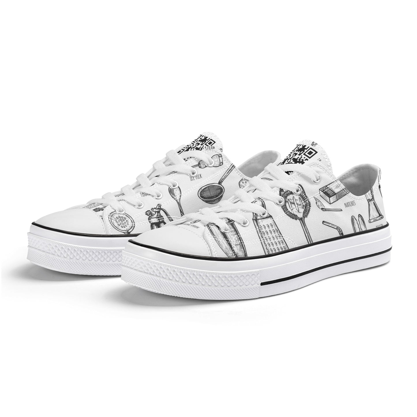 Shoes Classic Low Top Canvas barware DrinkandArt