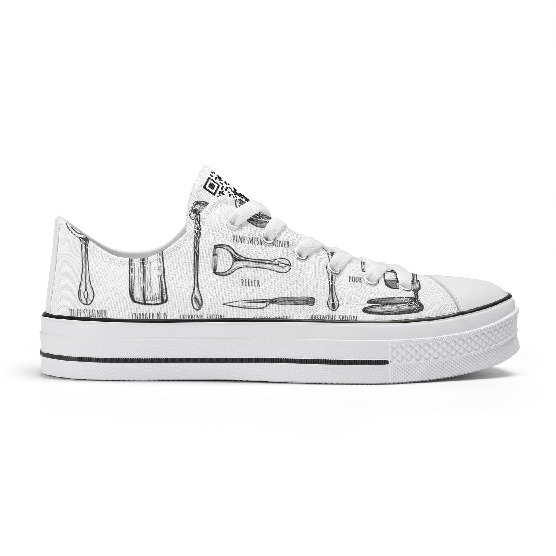 Shoes Classic Low Top Canvas barware DrinkandArt