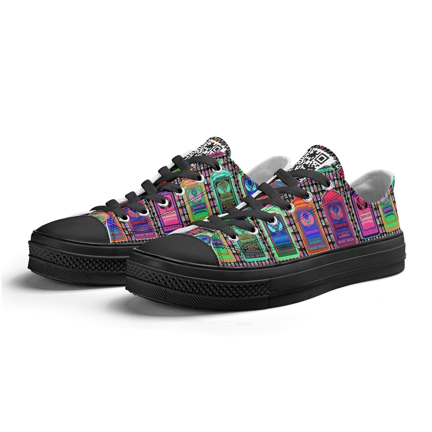 Shoes Classic Low Top Canvas jagermeister pop art DrinkandArt