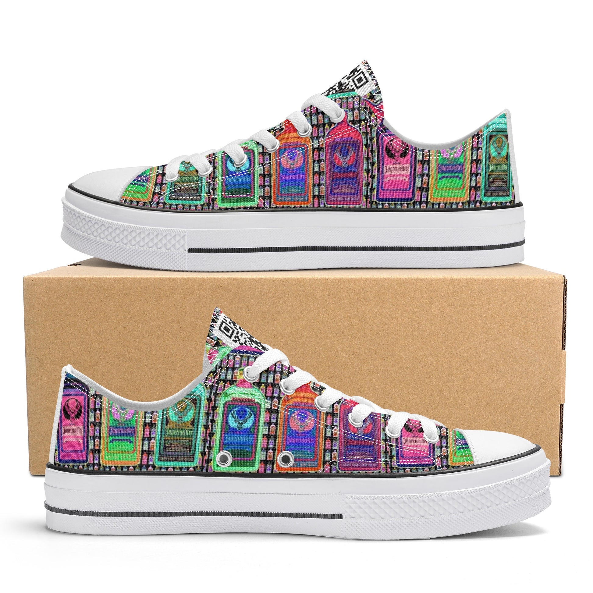 Shoes Classic Low Top Canvas jagermeister pop art DrinkandArt