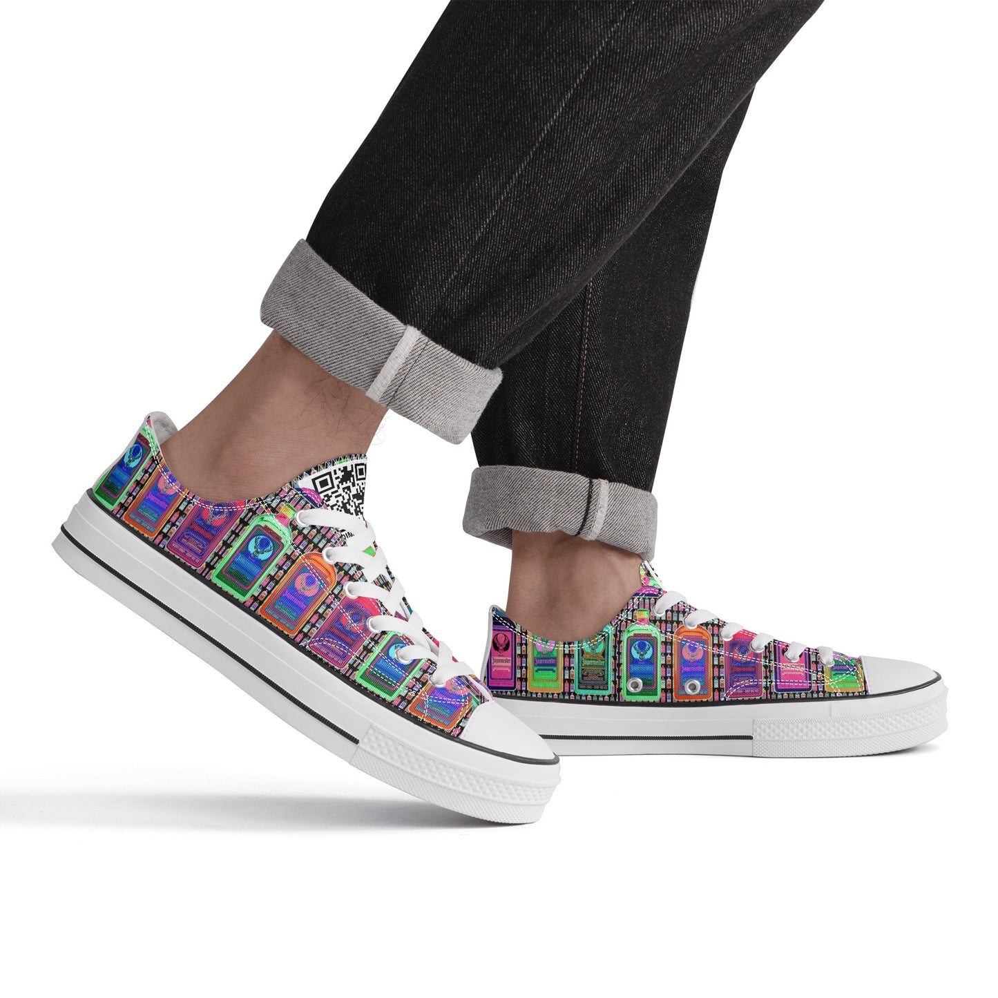 Shoes Classic Low Top Canvas jagermeister pop art DrinkandArt