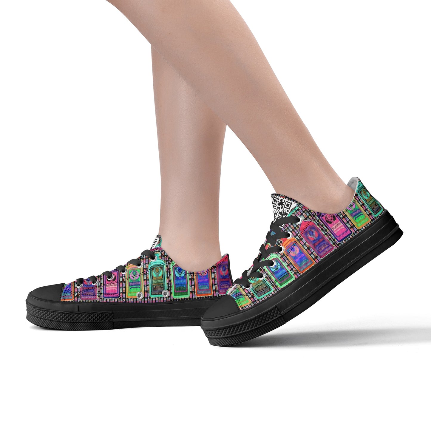 Shoes Classic Low Top Canvas jagermeister pop art DrinkandArt