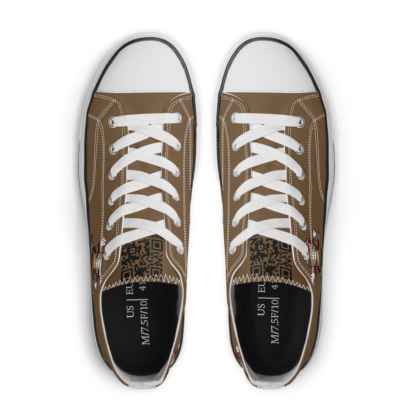 Shoes Classic Low Top Canvas skateboarder coffee DrinkandArt