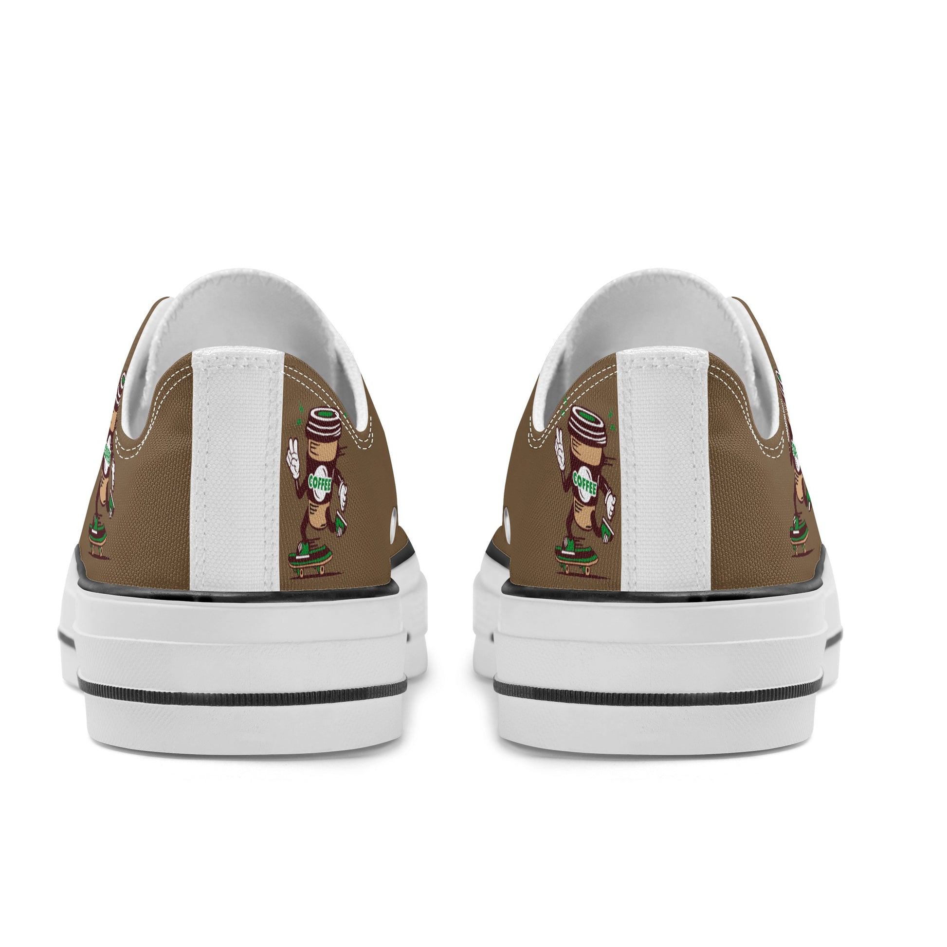 Shoes Classic Low Top Canvas skateboarder coffee DrinkandArt