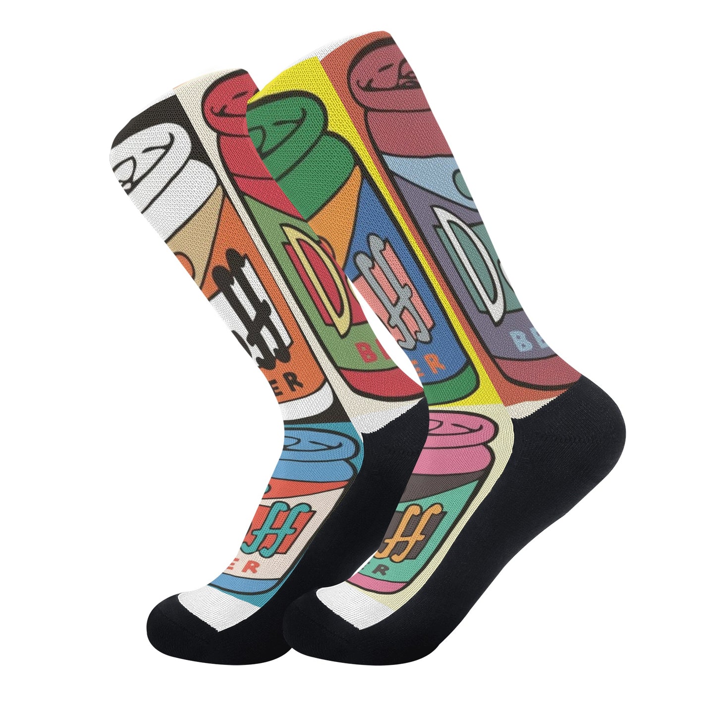 Socks Duff beer pop art DrinkandArt